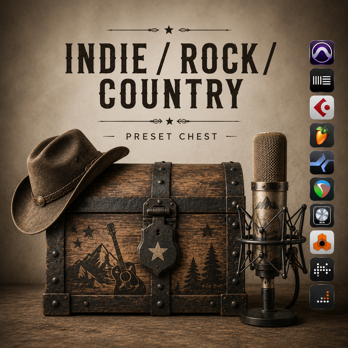 Indie/Rock/Country Preset Chest (100 Presets)
