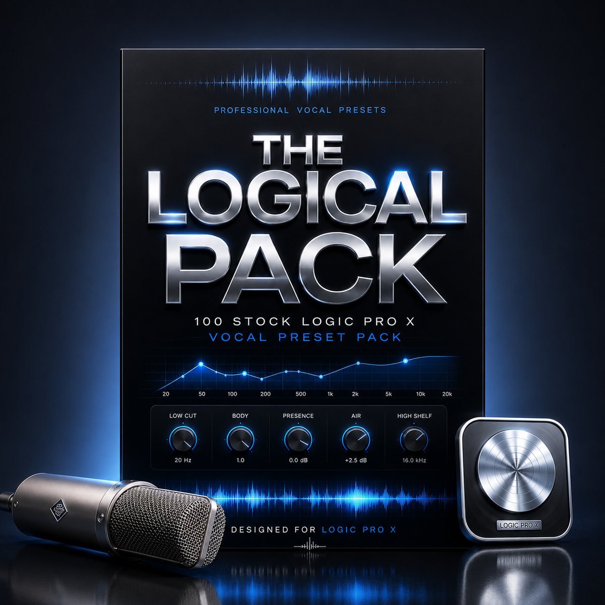 The Logical Pack (100 Stock Logic Pro Vocal Presets)