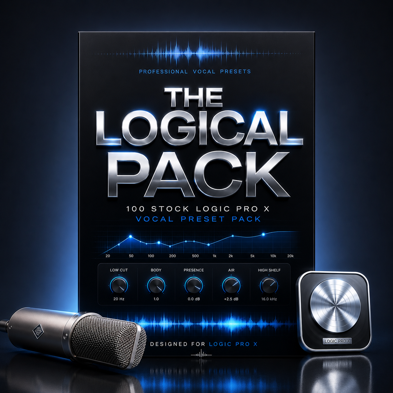 The Logical Pack (100 Stock Logic Pro Vocal Presets)