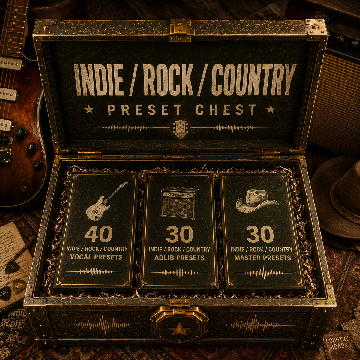 Indie/Rock/Country Preset Chest (100 Presets)