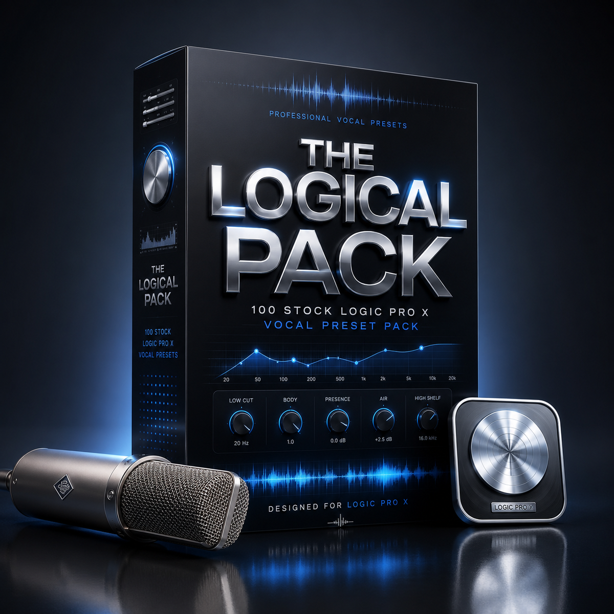 The Logical Pack (100 Stock Logic Pro Vocal Presets)