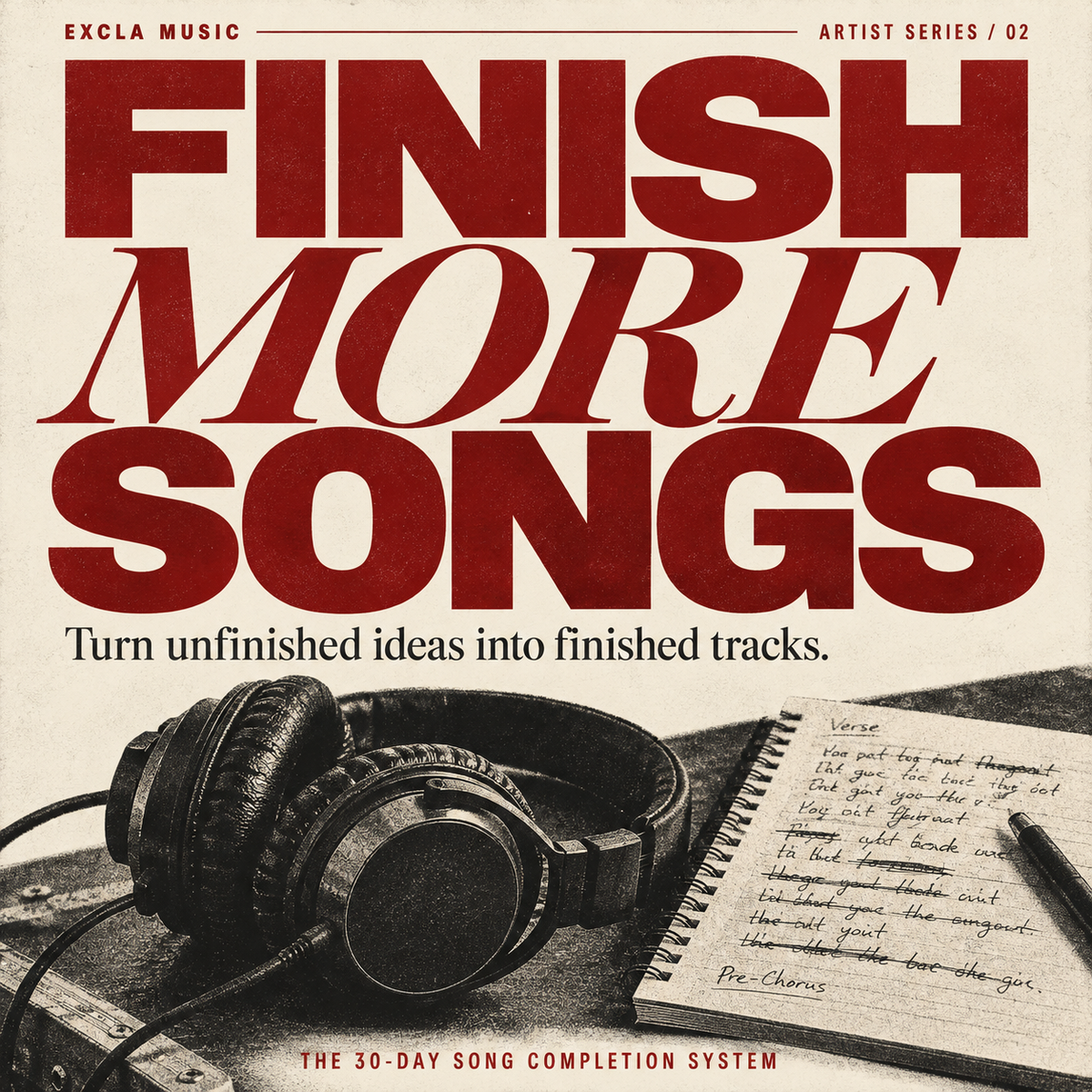 Finish More Songs: The 30-Day Artist Completion System